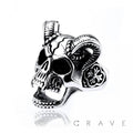 SS RAM SKULL RING