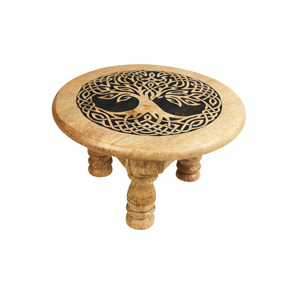 Wooden Altar Stool - Ancient Tree (6 x 4 in.)