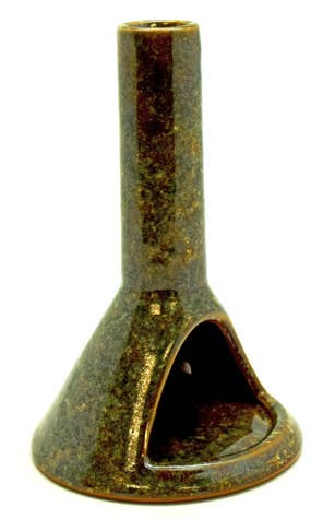 Olive Green Chimney Incense Burner