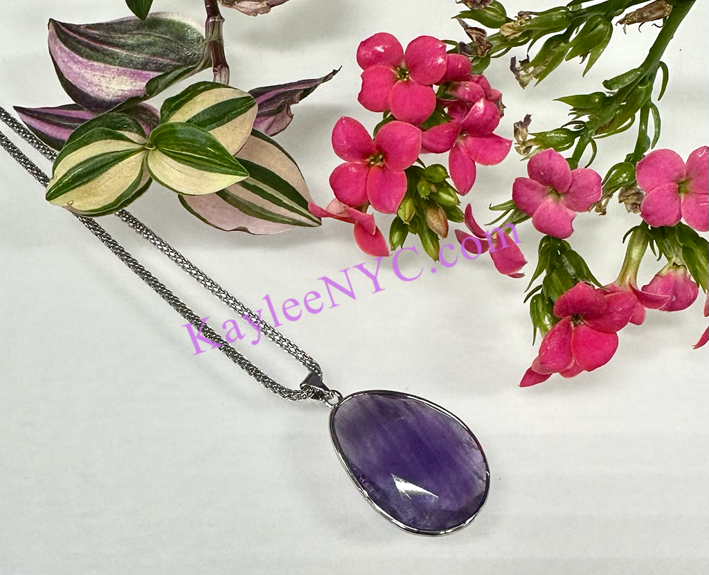 Natural Crystal Pendant Healing Energy