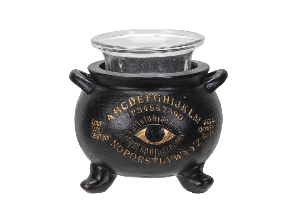 Spirit Board Cauldron Votive Holder