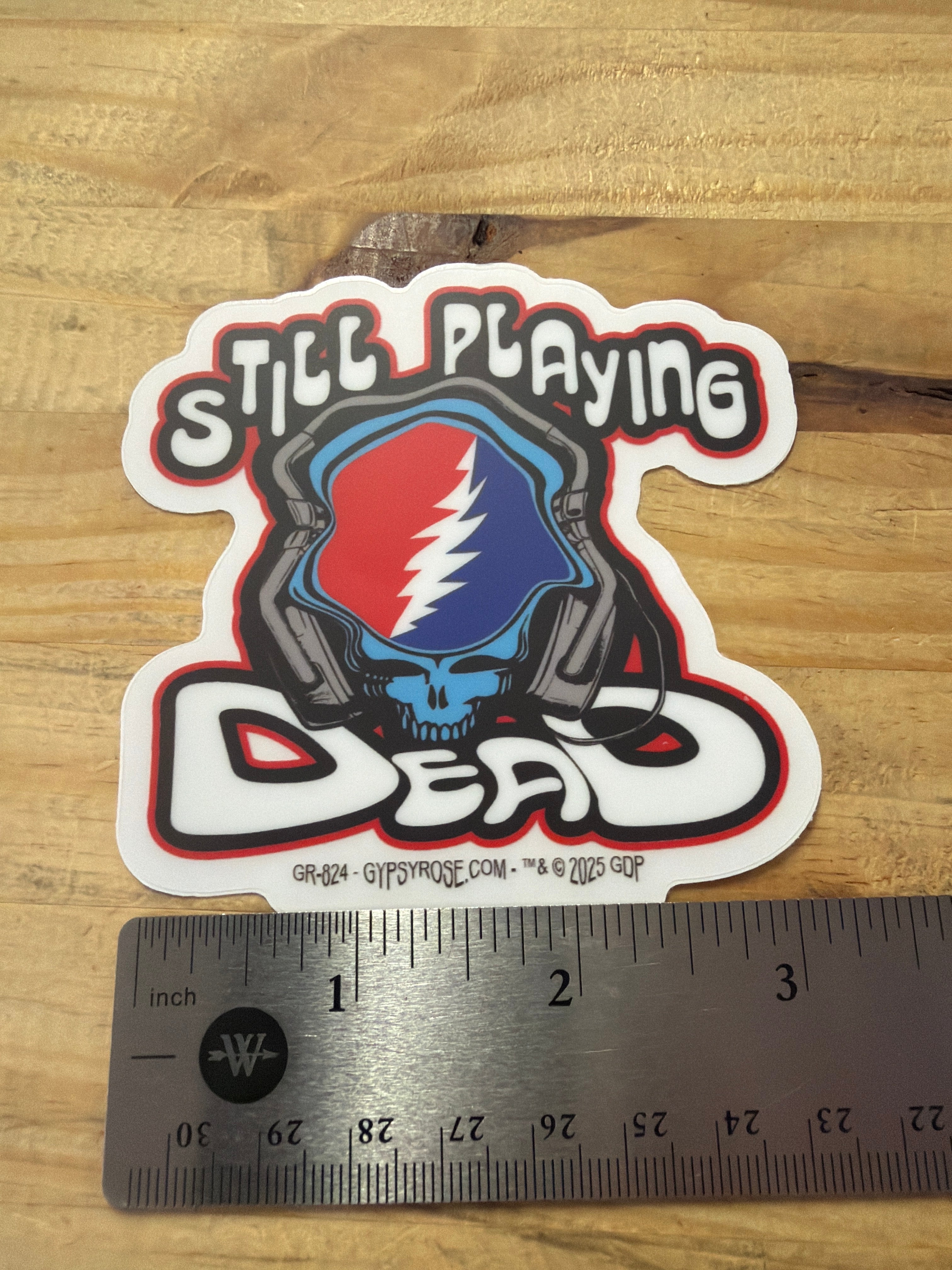 Steel Your Face Still Playing Dead Sticker