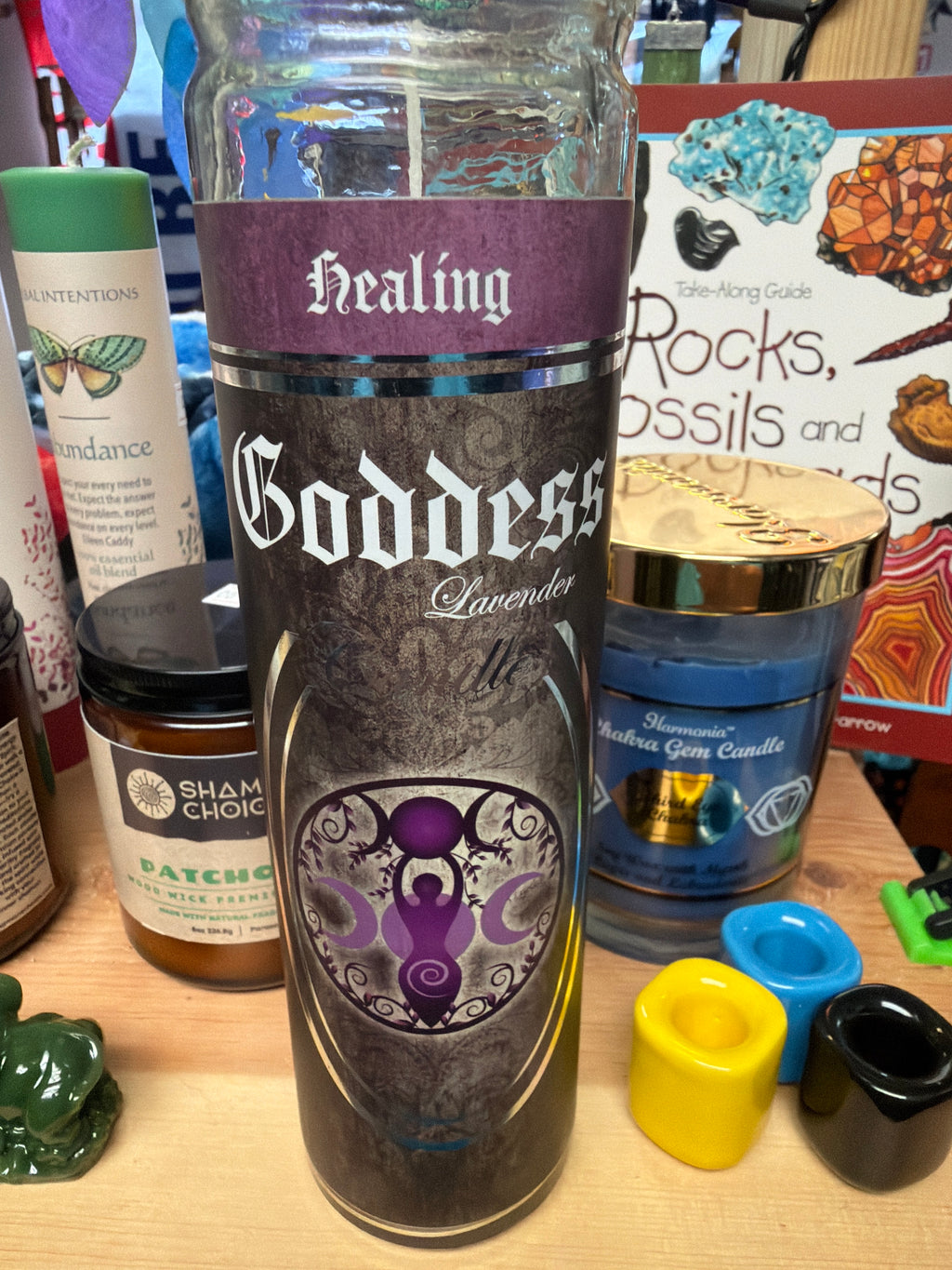 7 Day Glass Ritual Candle - Goddess - Lavender