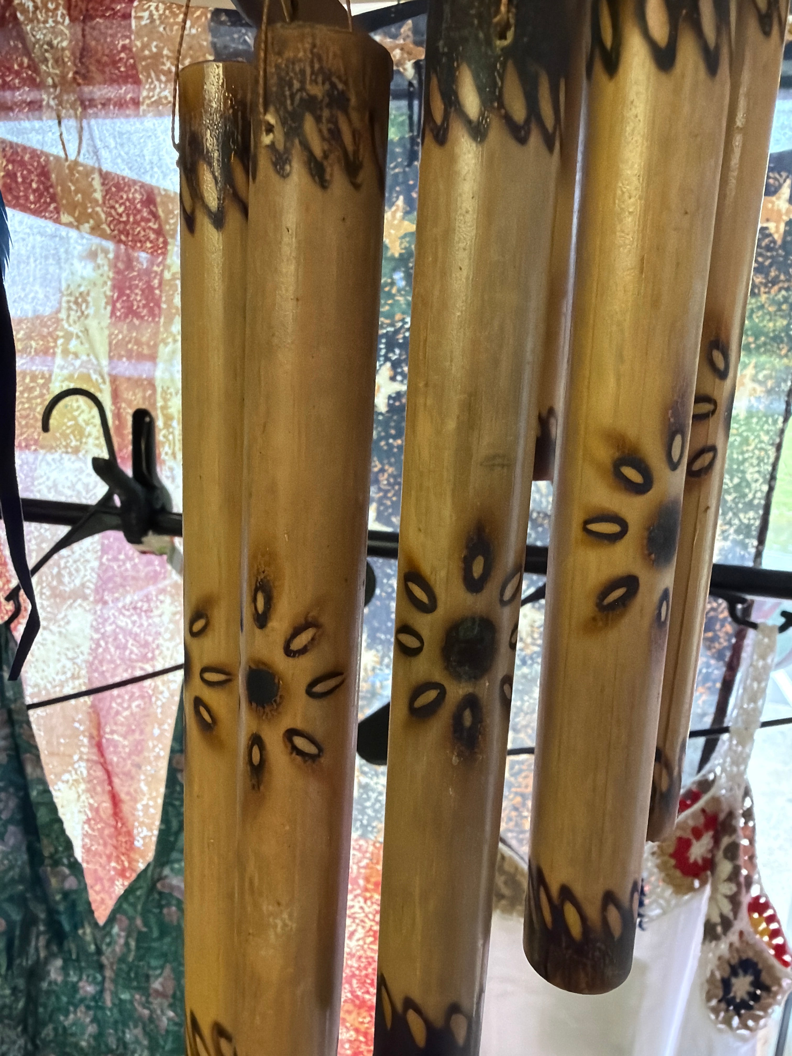 Bamboo Windchime Spiral