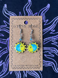 Sun and moon earrings