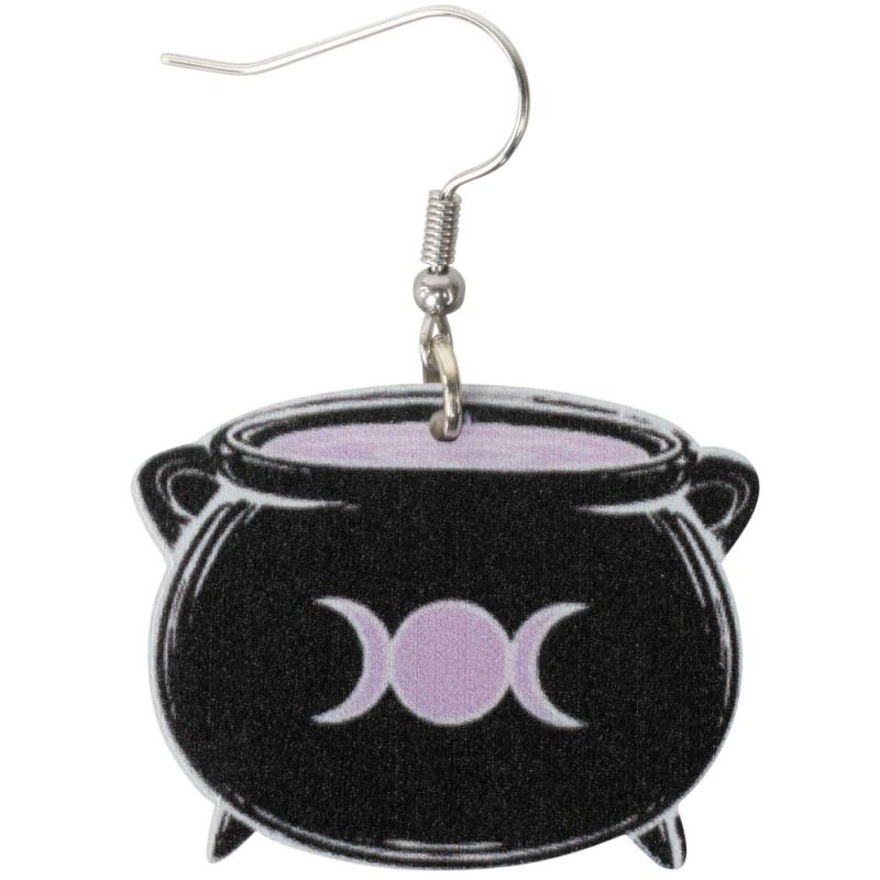 ACRYLIC CAULDRON EARRING