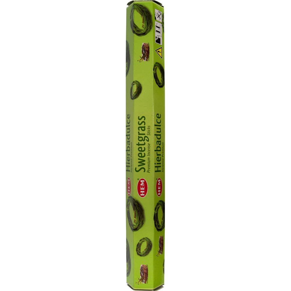 Hem Hexagonal Pack Incense 20 Gr Sweetgrass