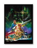 Star Wars  Retro Episode 5 Poster Flat Magnet