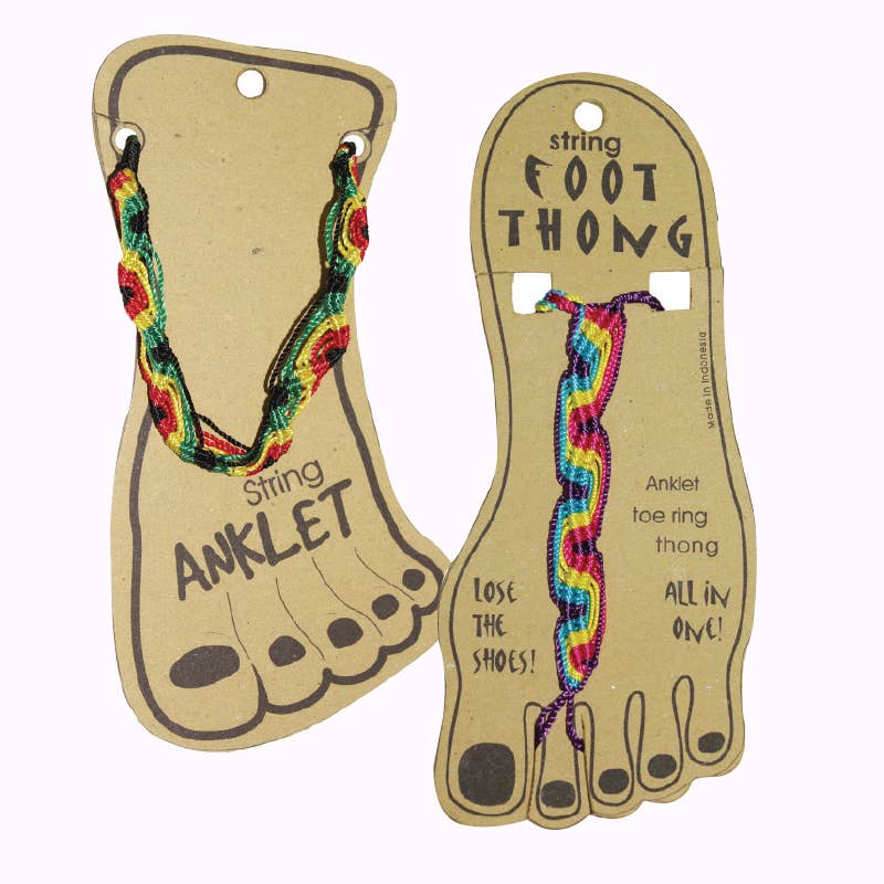 String Foot Thong And Anklet