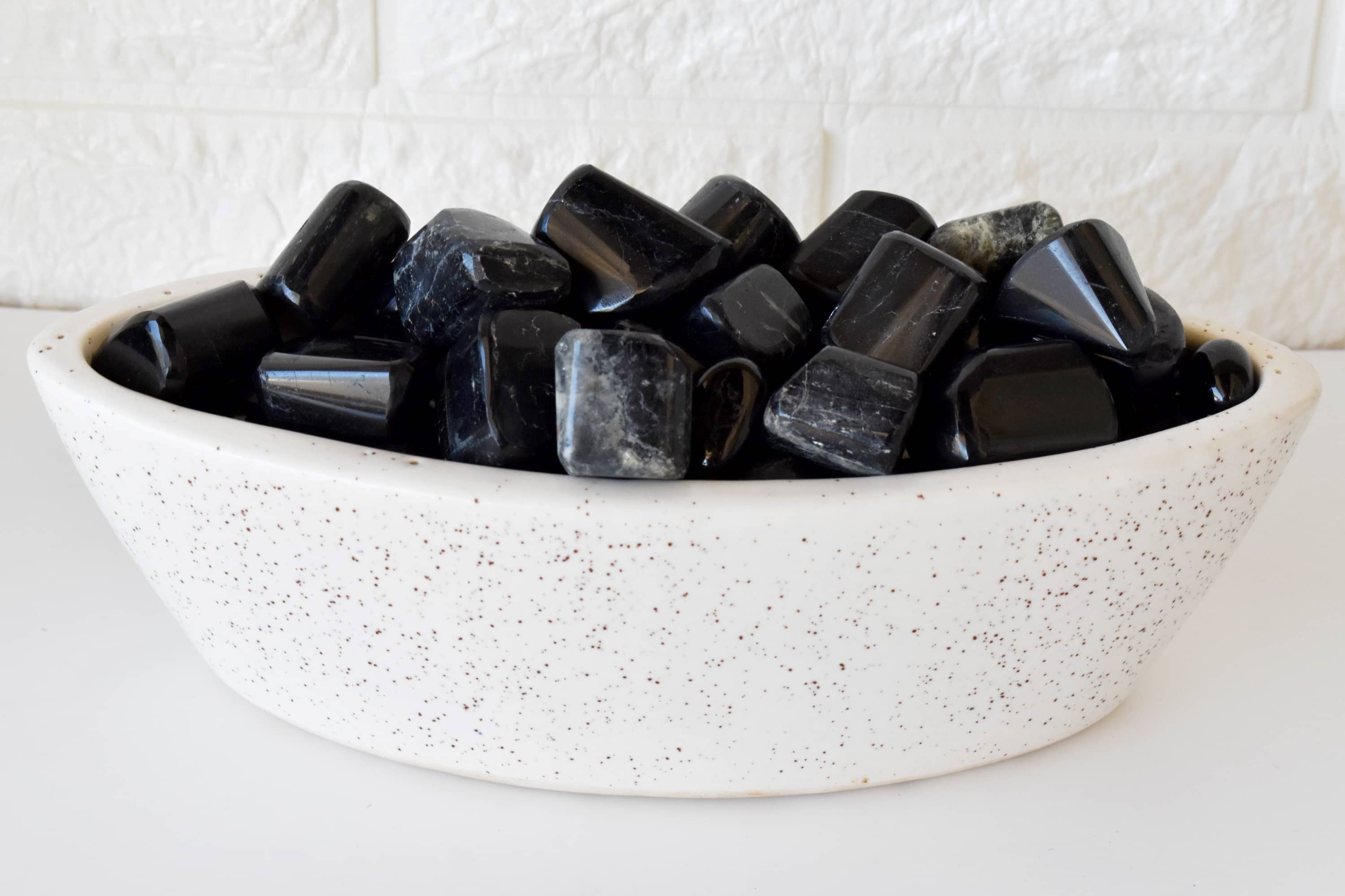 Black Tourmaline Tumbled Stones Healing Stones 100G to 1KG
