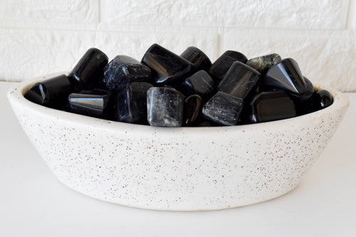 Black Tourmaline Tumbled Stones Healing Stones 100G to 1KG