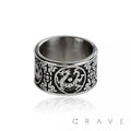 SS FOUR GUARDIAN GOD BIKER BAND RING