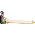 Polyresin Incense Holder - Wizard w/ Magic Scroll