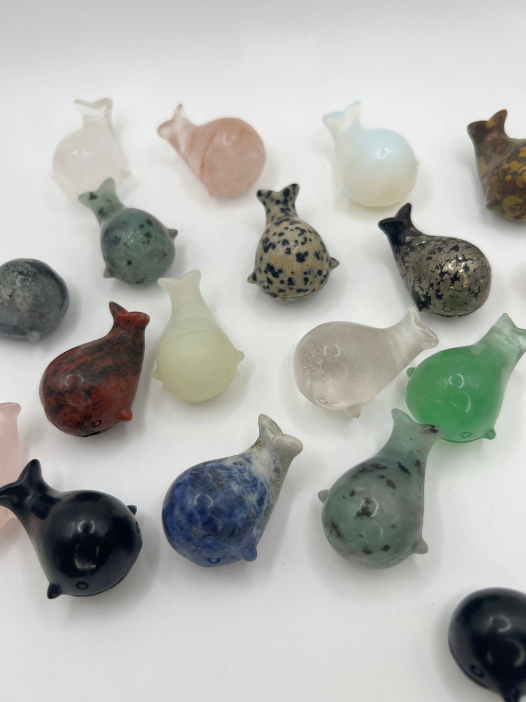 Whale crystal Carvings - Assorted Crystals