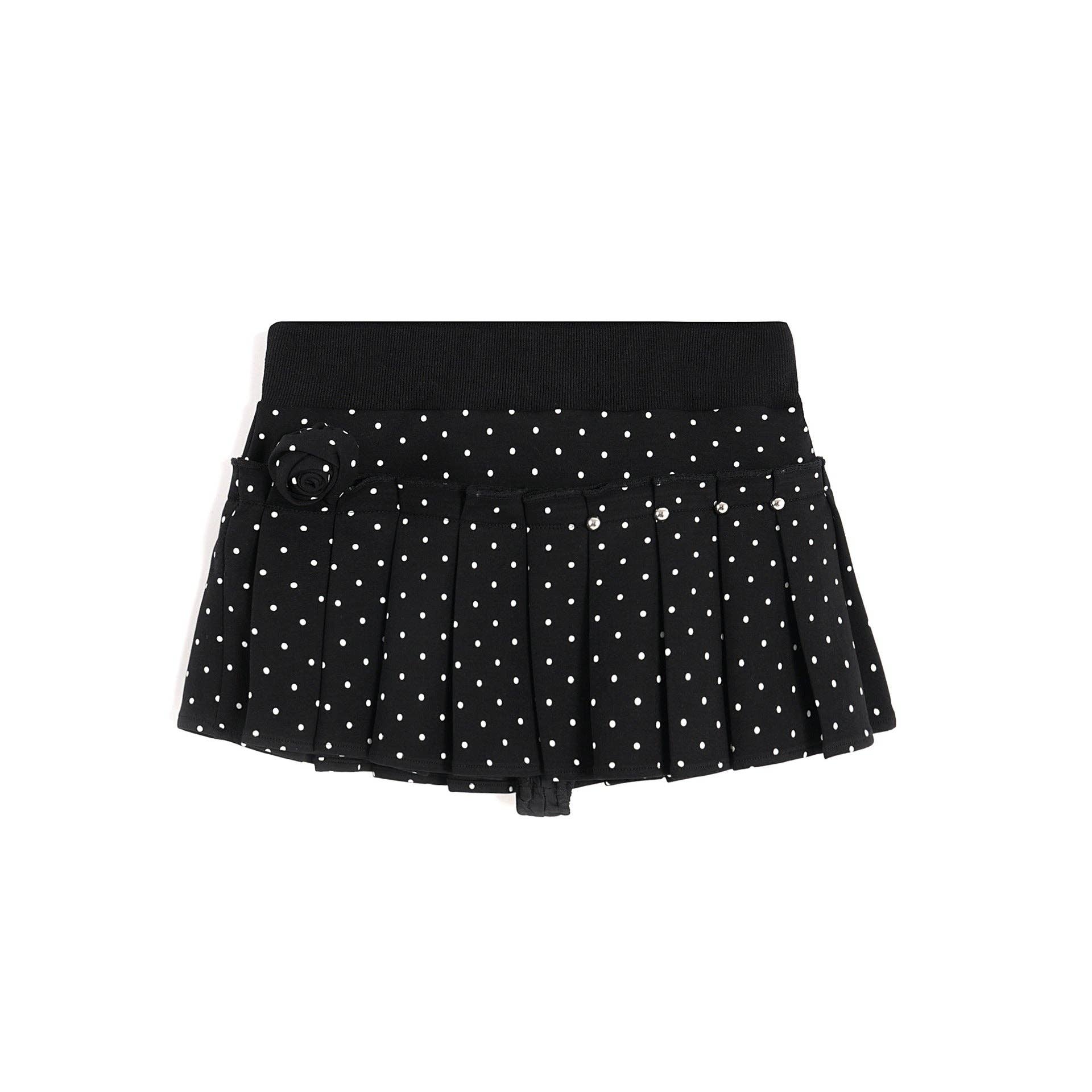 Trendy High-Waisted Plaid Shorts with Dual Belts