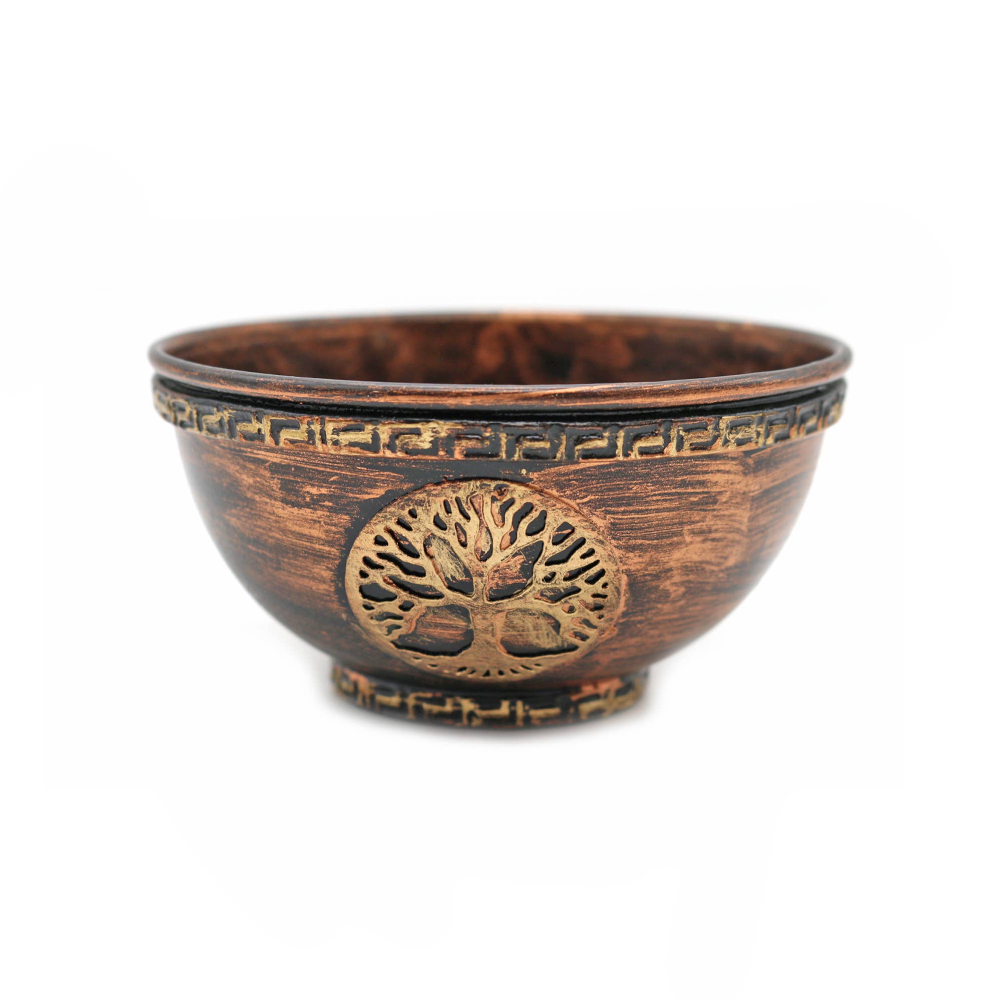 Copper Smudge Bowl (4 in.) - Tree of Life