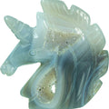 Druzy Agate Figurine - Unicorn