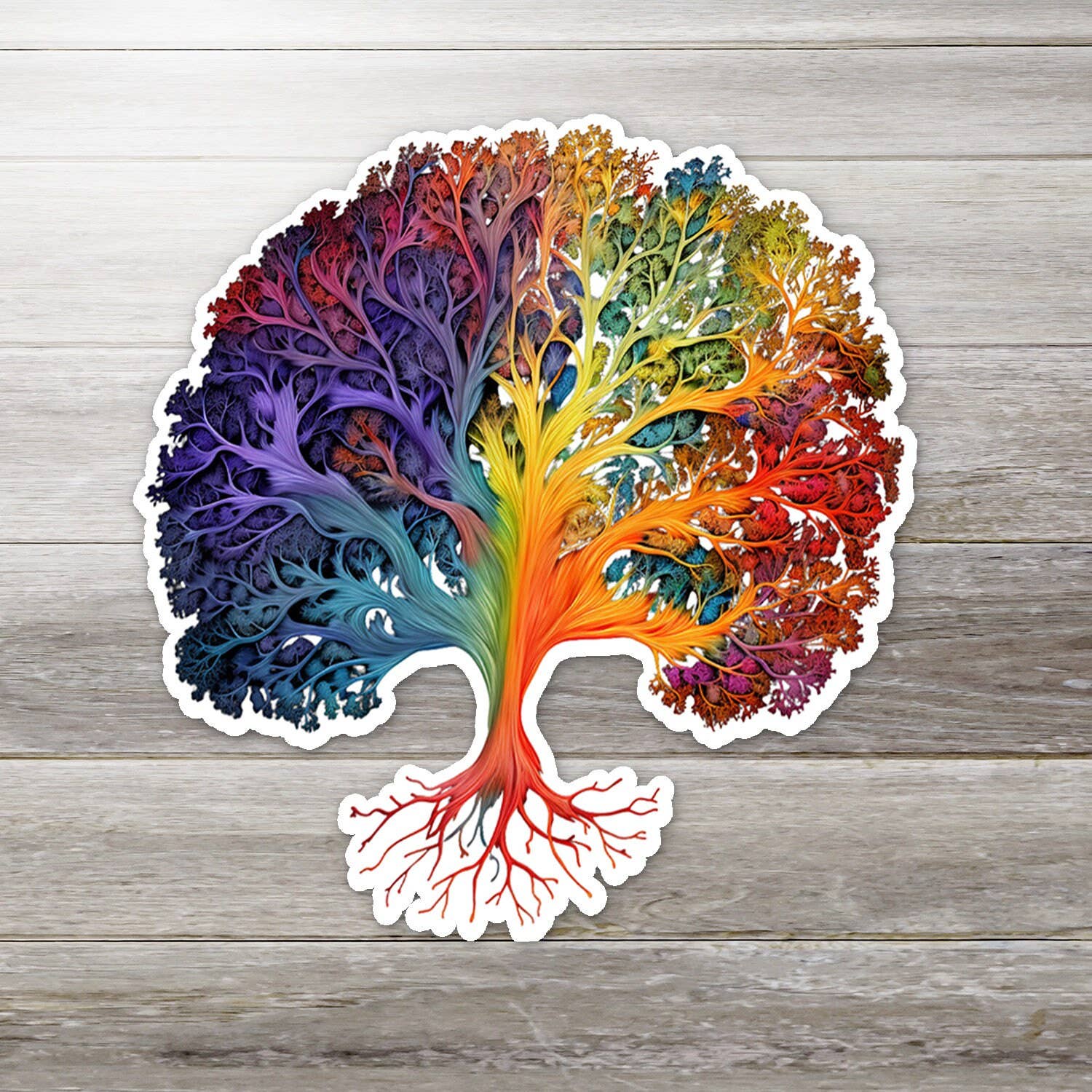 Colorful Tree of Life Sticker