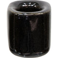 Ceramic Chime Candle Holder - Black