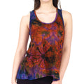 Tie Dye Button Back Tank Top
