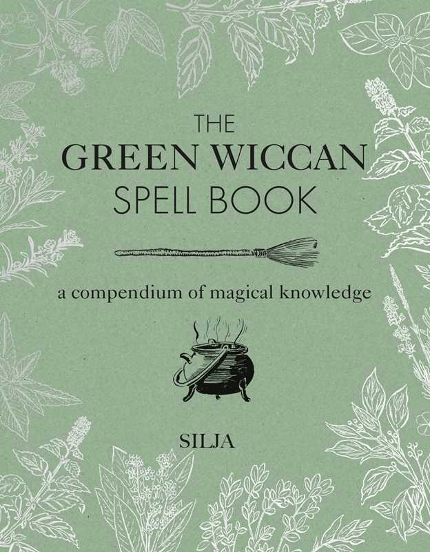 Green Wiccan Spell Book by Silja