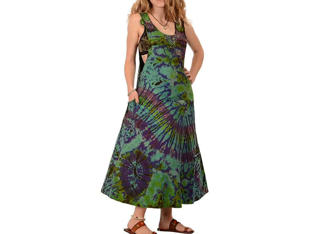 Tye Dye Cotton Jumper Dress