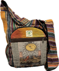 Tie Dye Sun & Moon Hemp Sling Bag