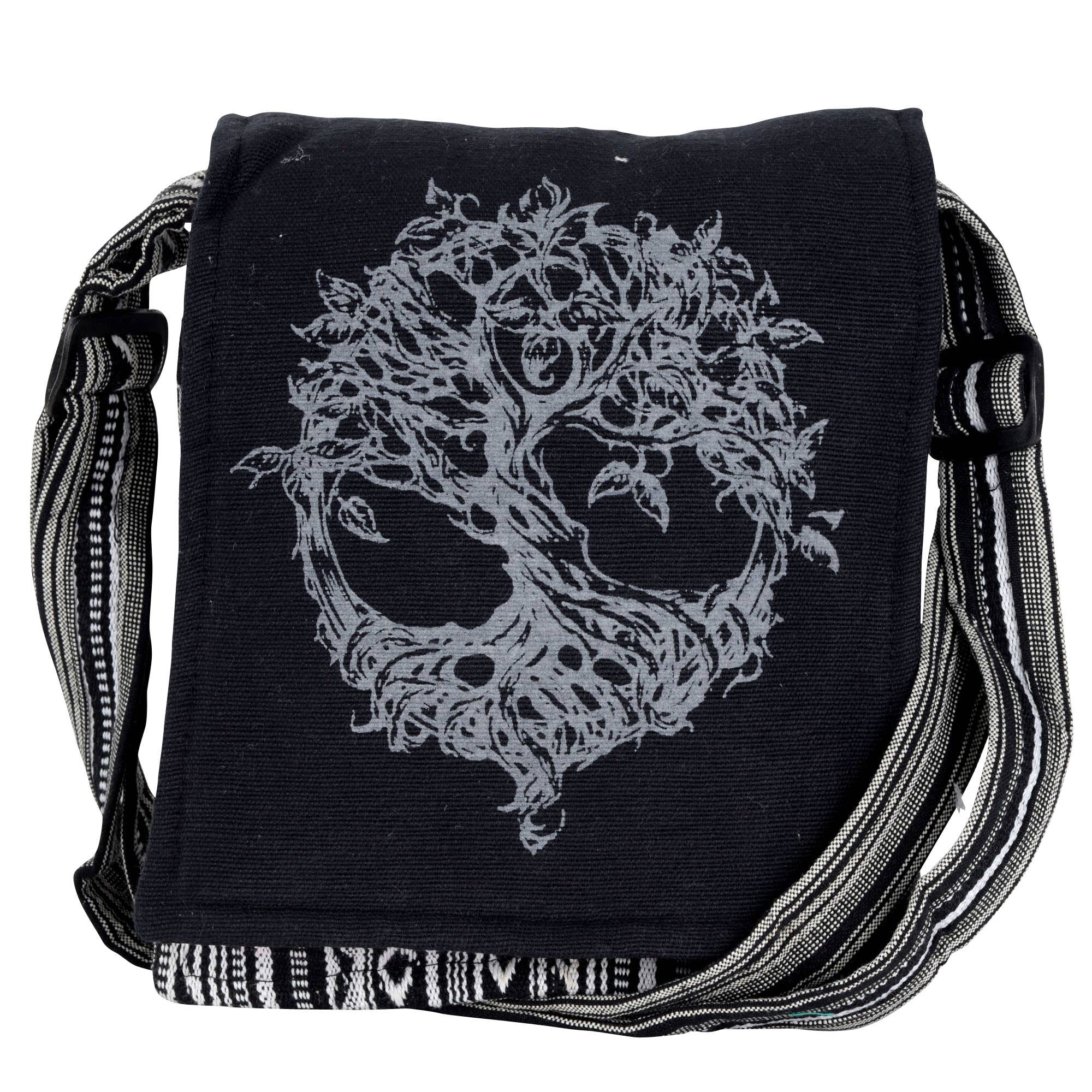 Crossbody With Flap Closure / Tree Of Life