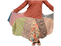 EXTRA LARGE INDIAN PRINT PATCH PANEL SKIRT