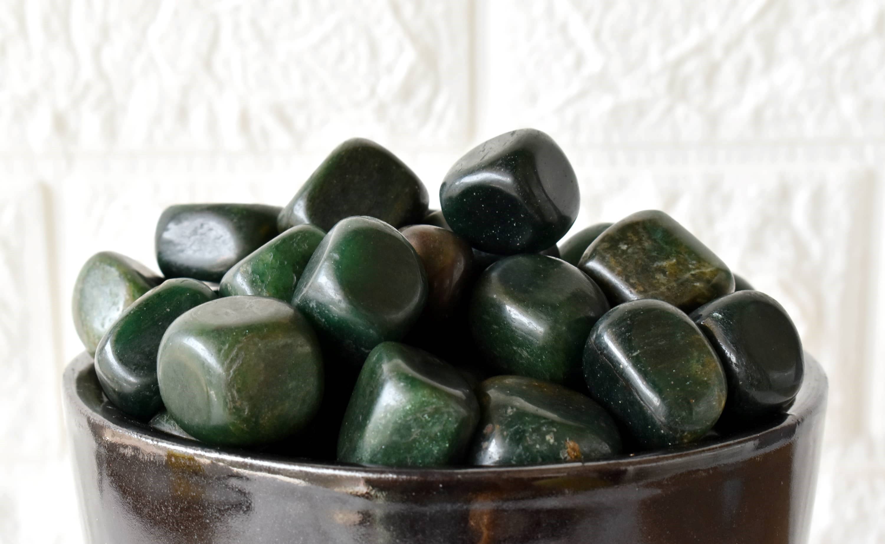 Green Jade Tumbled Stones Healing Stones 100G to 1KG