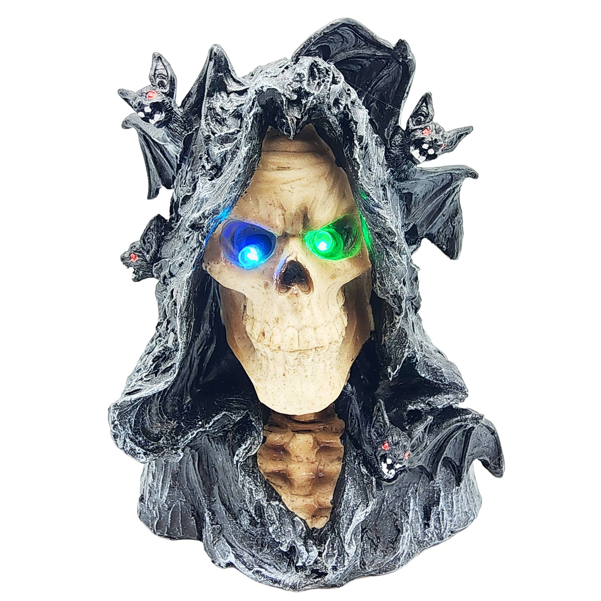 Grim Reaper & Bats With LED Eyes