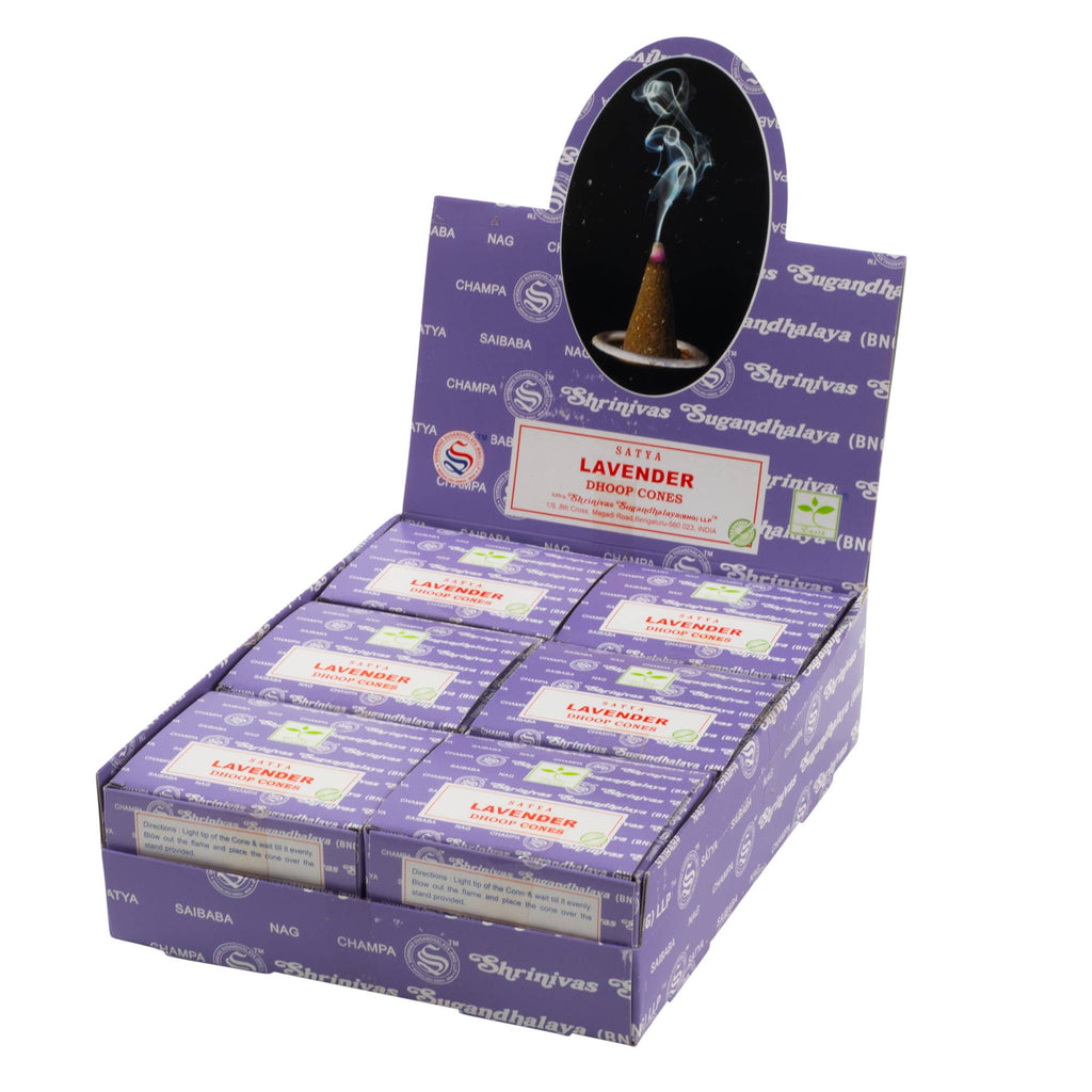 lavender dhoop cones
