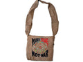 MAKE LOVE NOT WAR PEACE EMBROIDERED DJ COTTON BAG