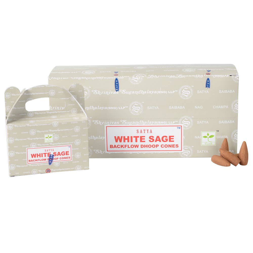 White Sage Backflow Incense Cone