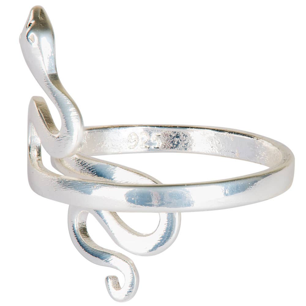 SILVER SNAKE RING