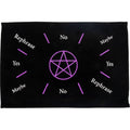 Printed Cotton Pendulum Mat - Pentacle Purple (Each)