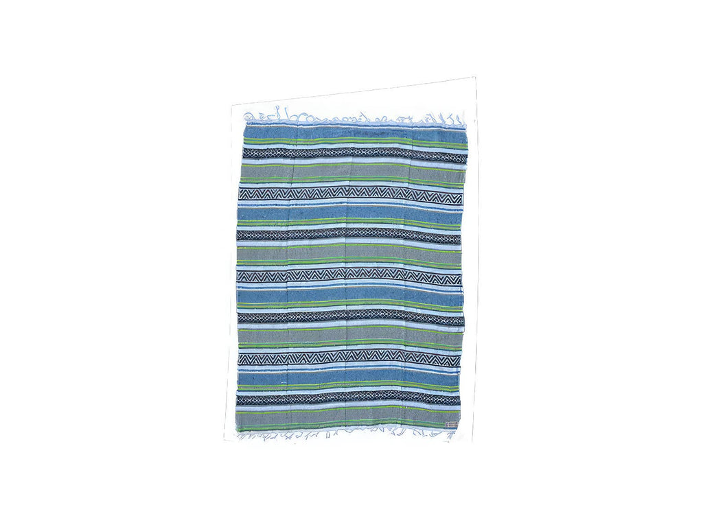 Striped Mexican Falsa Blanket