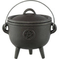 Cast Iron Cauldron Small 4.5in Pentacle (Each)