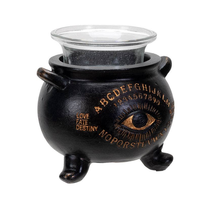 Spirit Board Cauldron Votive Holder
