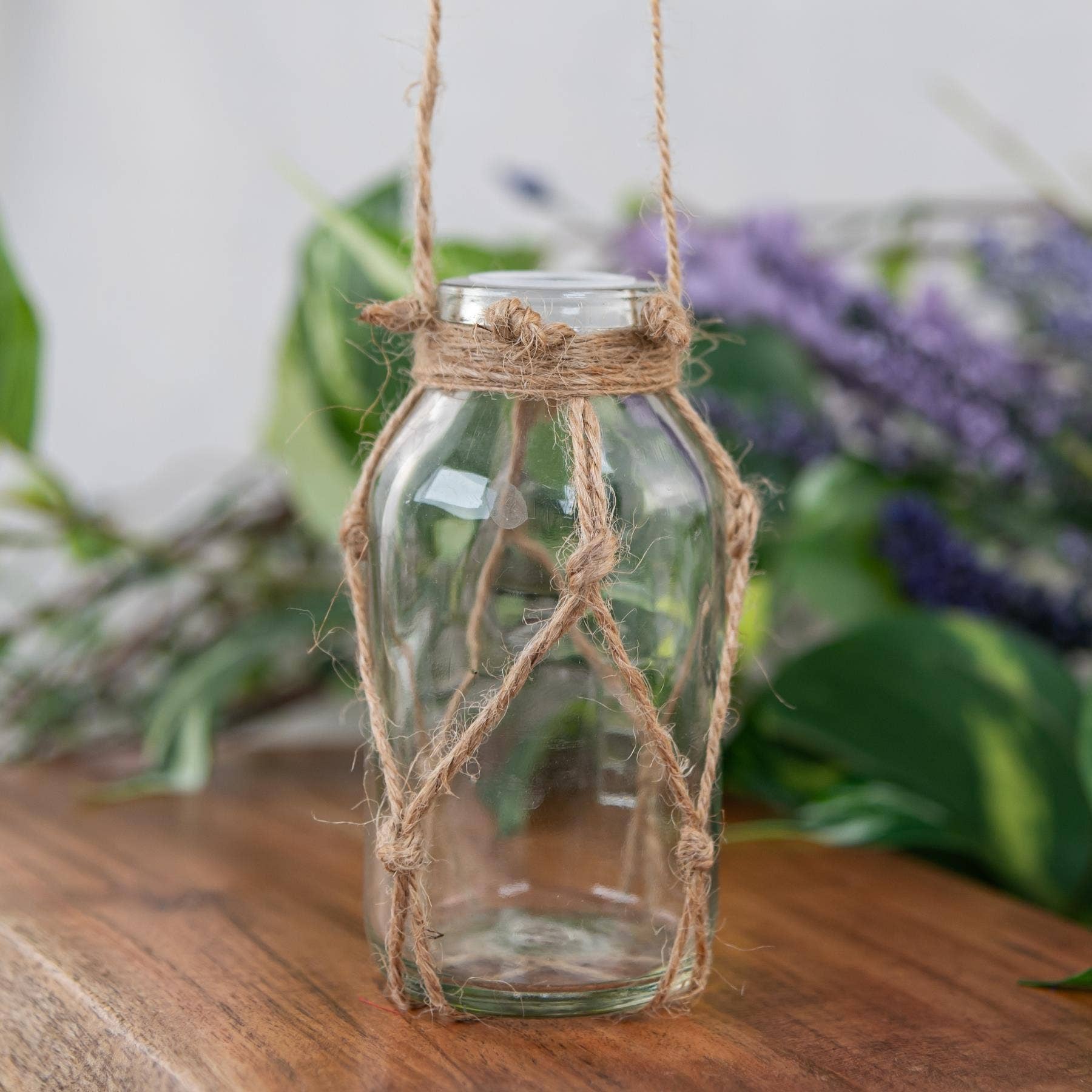 Hanging Glass Bottle.