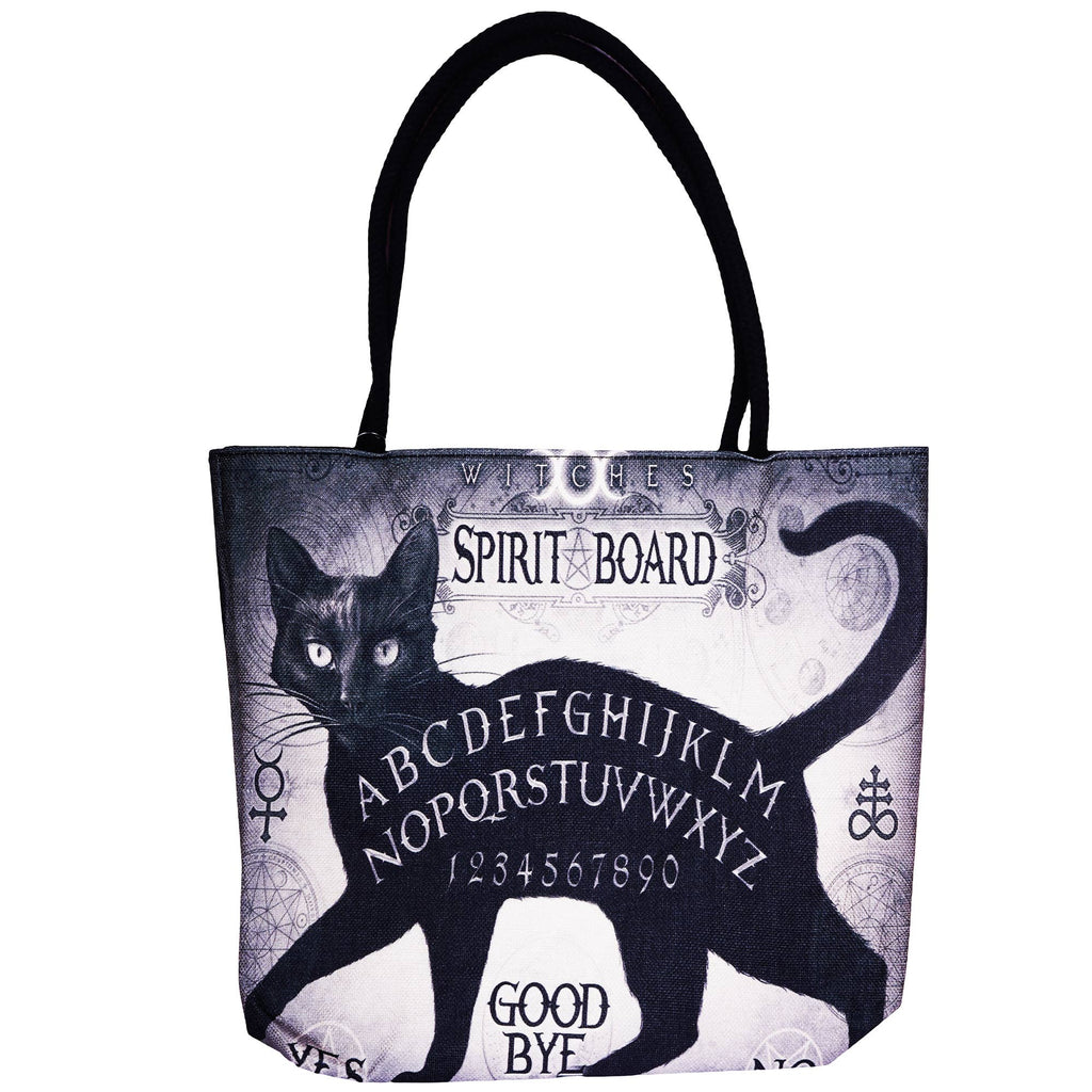 Alchemy Gothic Black Cat Spirit Board Tote Bag