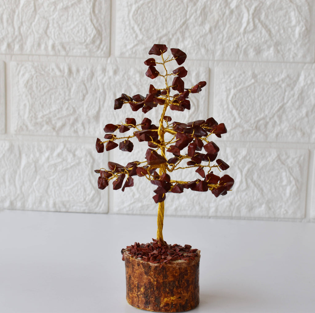 100 Chips Gemstone Tree |  Red Jasper | Feng Shui Tree