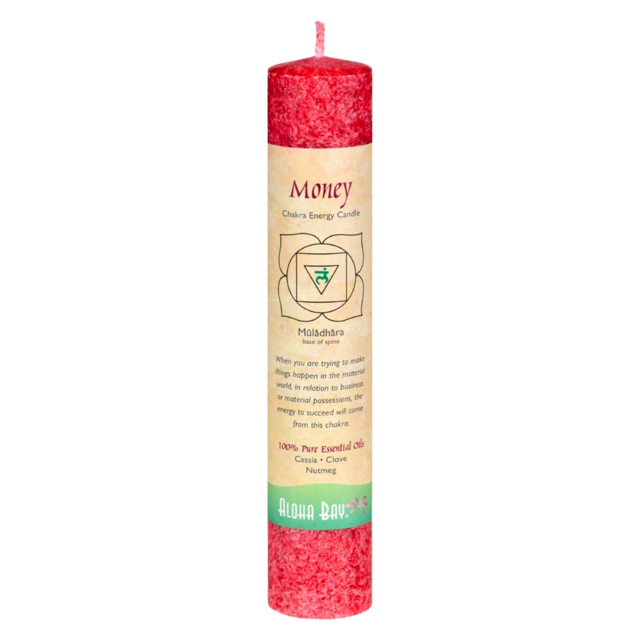 Aloha Bay 7 Chakra Energy Pillar Candle.