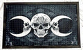 Skull and Moon Door Mat