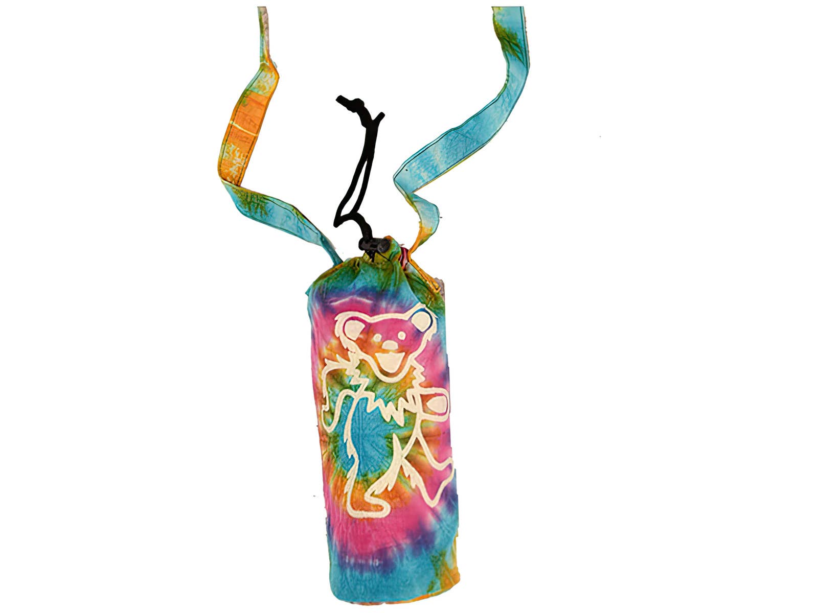 Grateful Dead Dancing Bear Tye Dye Water Bottle Bag/Pouch