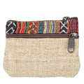 Small Zipper Hemp Coin Purse
