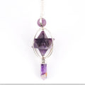 Amethyst Merkaba Spinning Pendulum