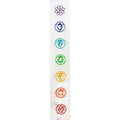 Selenite Charging Plate w/ 7 Chakras (Each)
