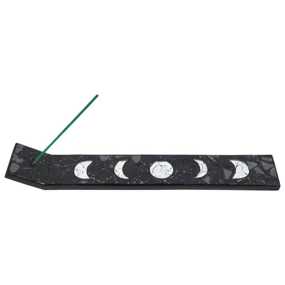 Rectangular Mosaic Moon Phase Incense Holder