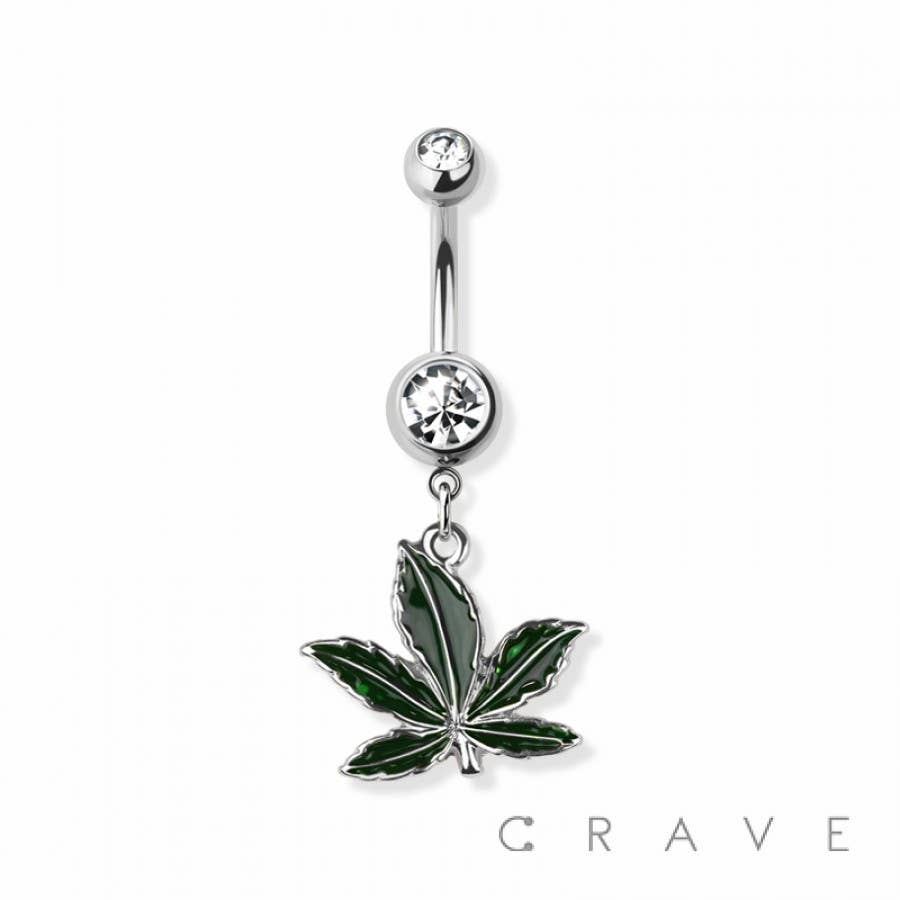 MARIJUANAS 316L SURGICAL STEEL NAVAL RING